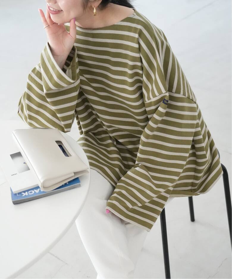 追加2》【Leminor】For SLOBE every day ビッグボーダーカットソー（T 