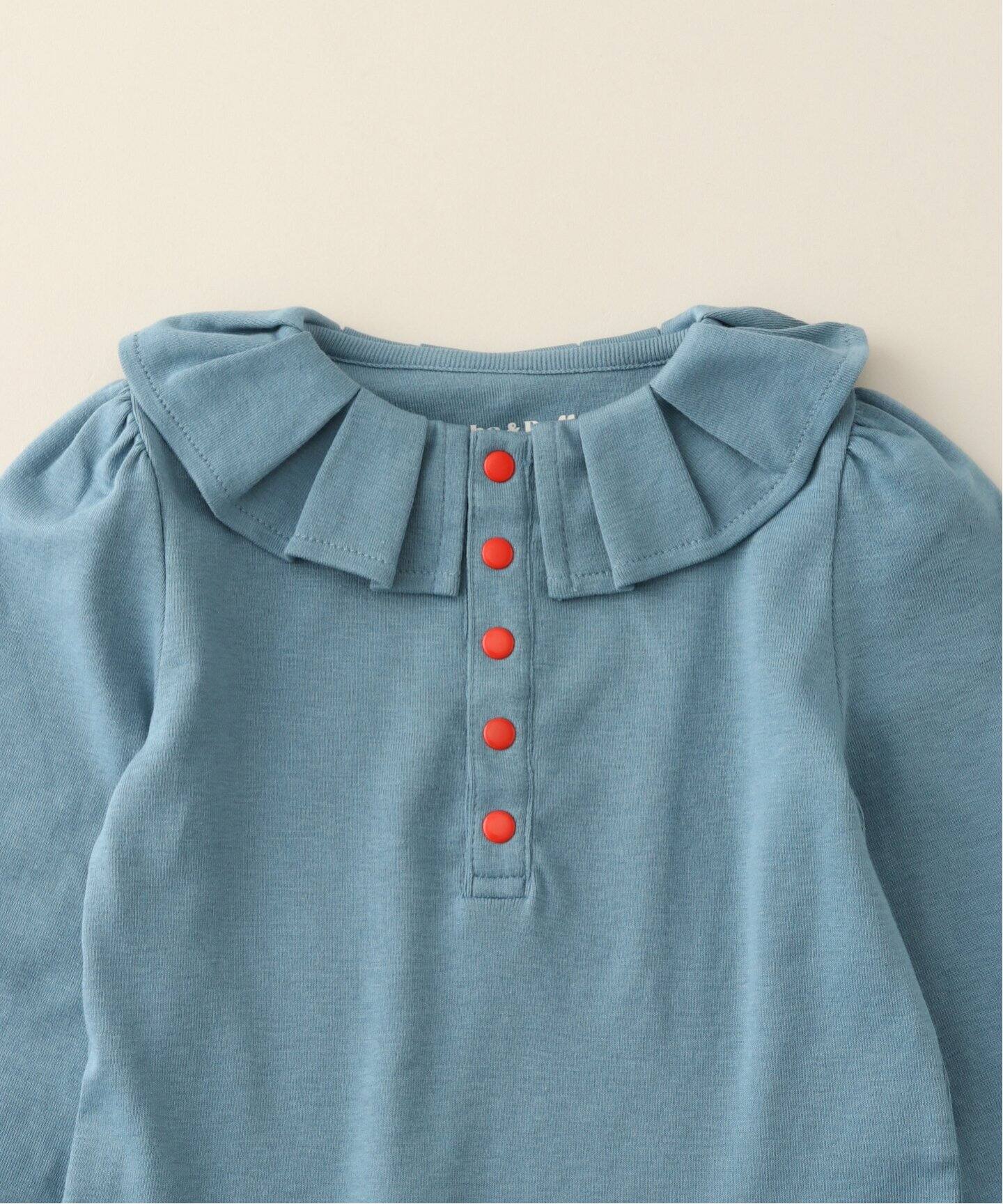 Misha&Puff/ミーシャアンドパフ】Pleated Collar Top kids（キッズ 
