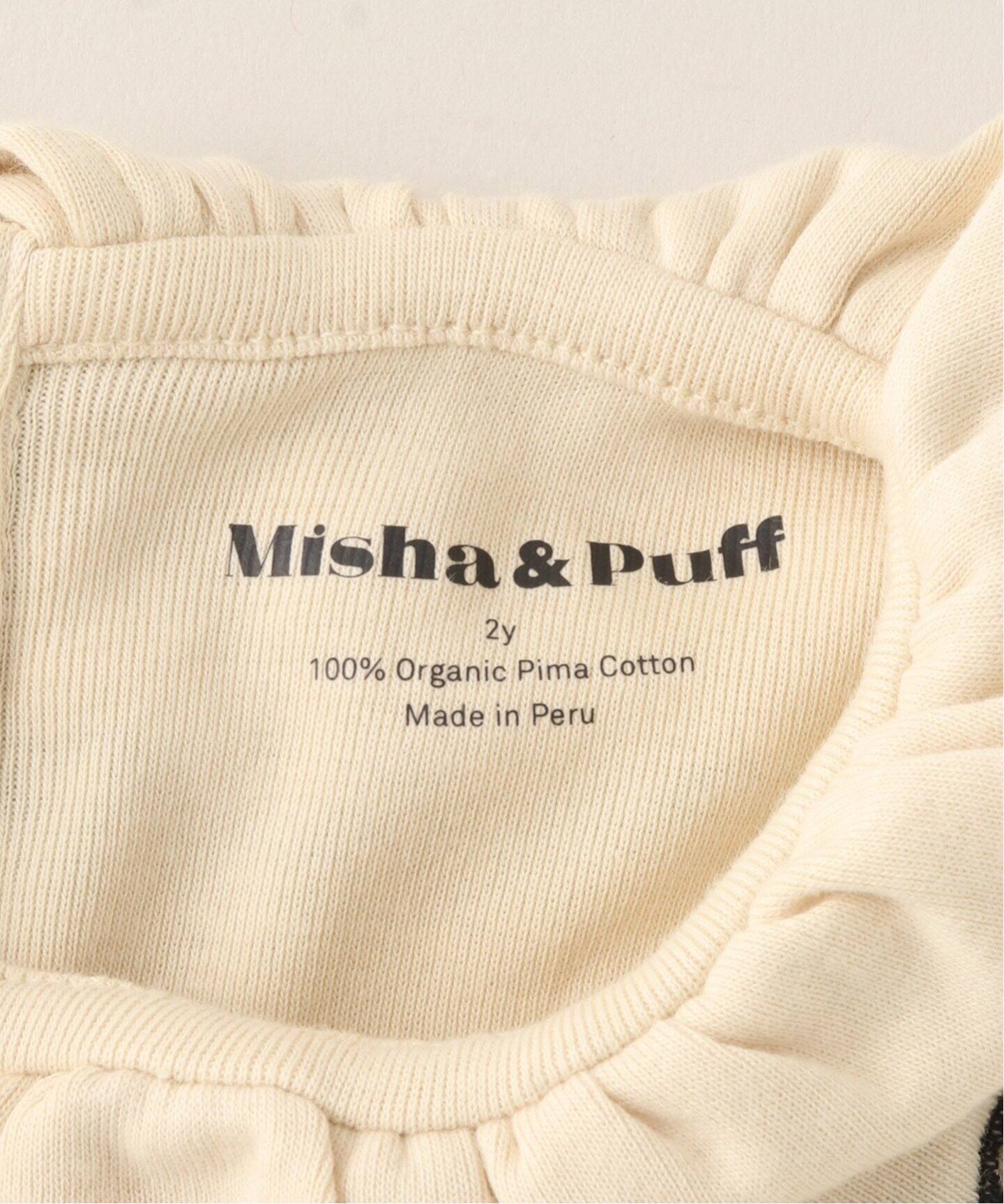 Misha&Puff/ミーシャアンドパフ】 Sweetheart Shirt pima cotton kids  