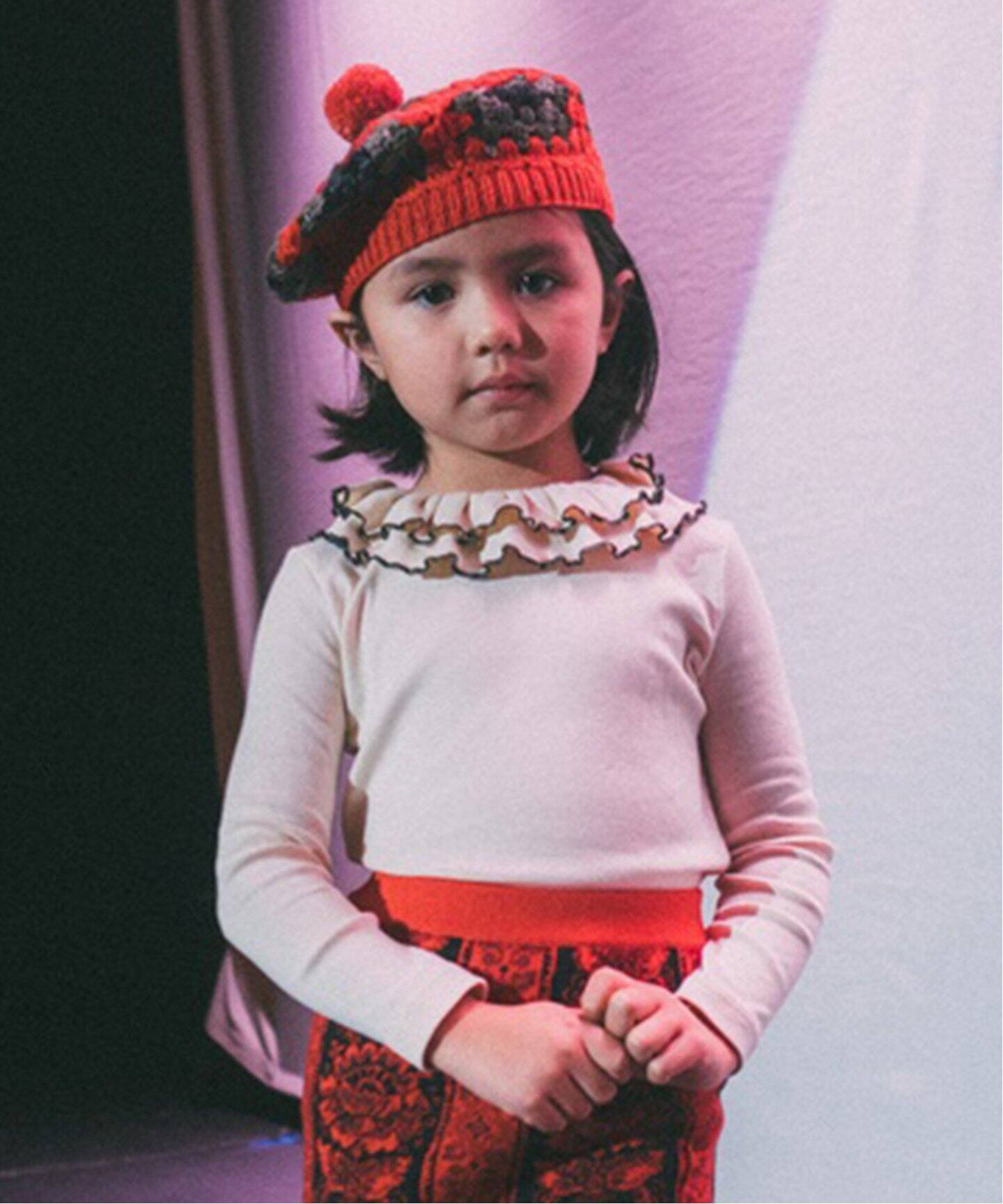 Misha&Puff/ミーシャアンドパフ】 Sweetheart Shirt pima cotton kids  