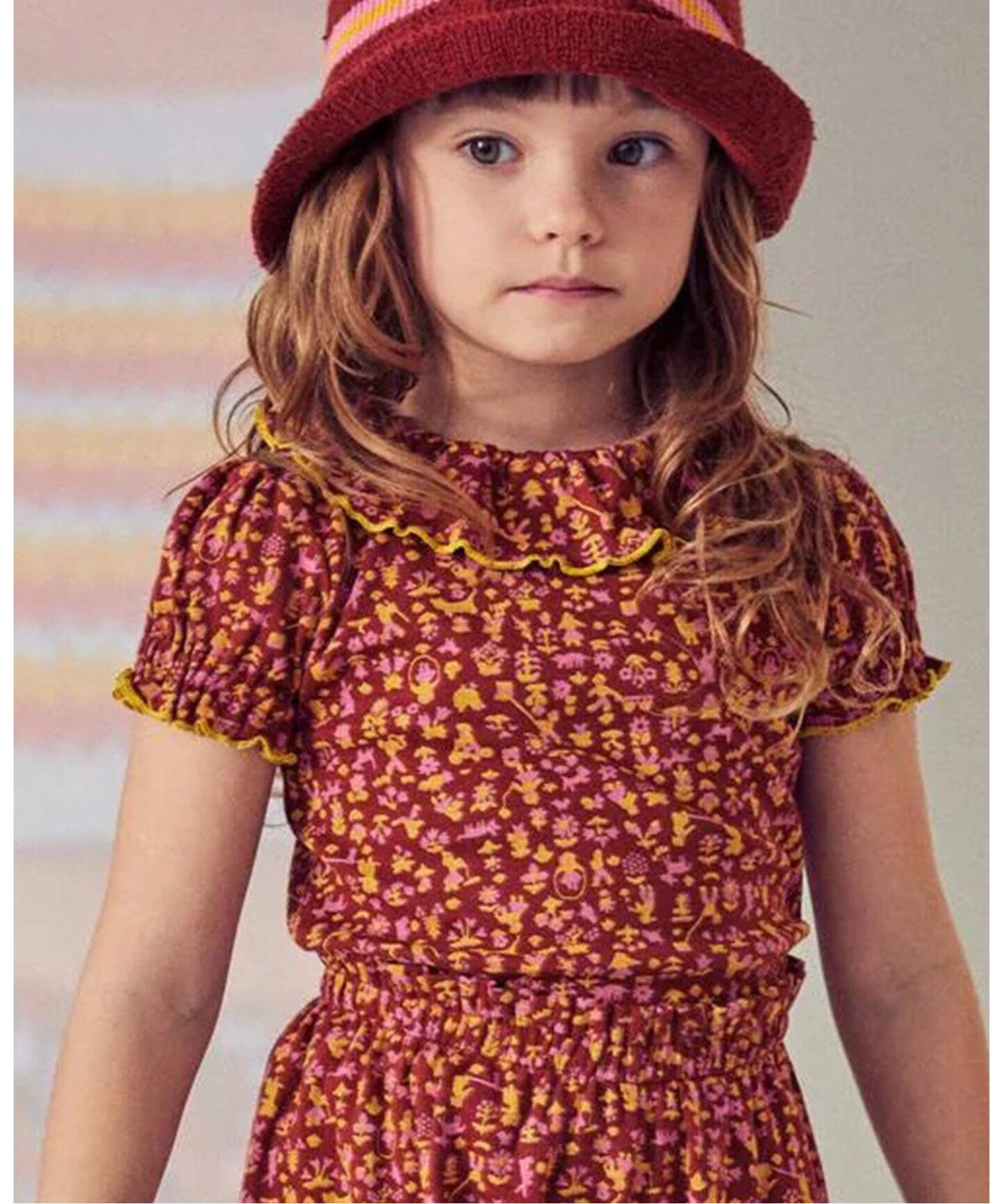 Misha&Puff/ミーシャアンドパフ】Balloon Sleeve Paloma Tee kids(3-8y  