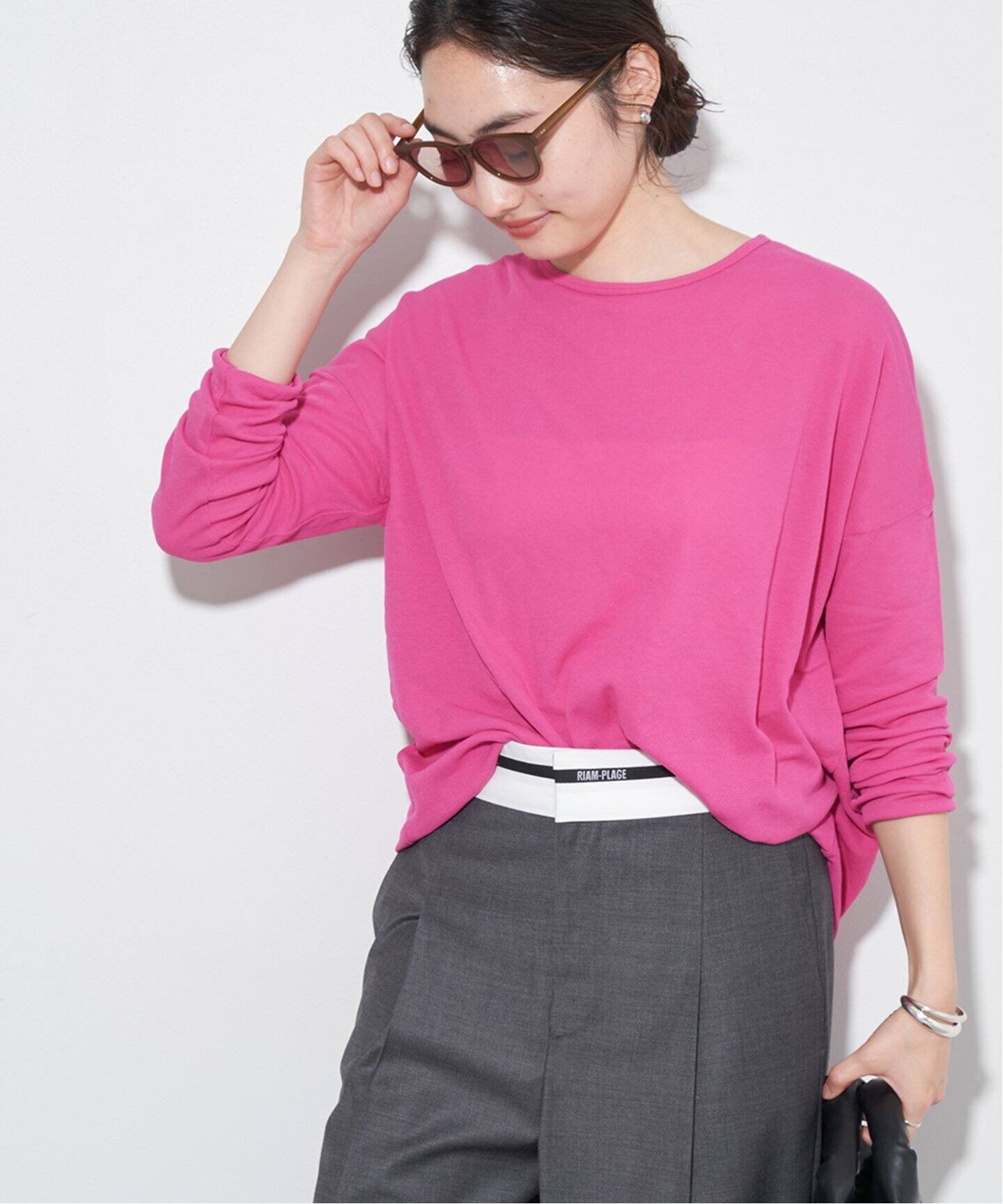 Loose ロングTシャツ（Tシャツ／カットソー）｜Plage