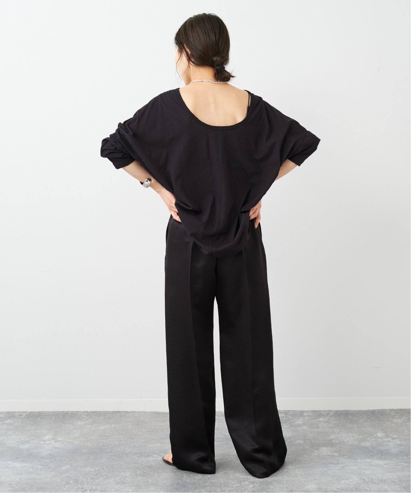Rib Back Open プルオーバー（Tシャツ／カットソー）｜Plage