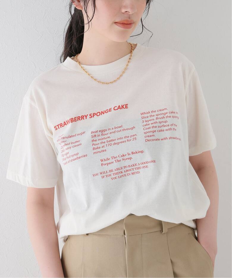 JANE SMITH/ジェーンスミス】 GIRL STRAWBERRYSHORTCAKE Tシャツ（T  