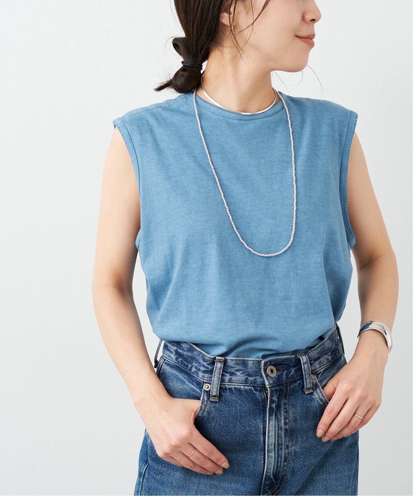 GABRIELA COLL GARMENTS】ノースリーブTシャツ（Tシャツ／カットソー 