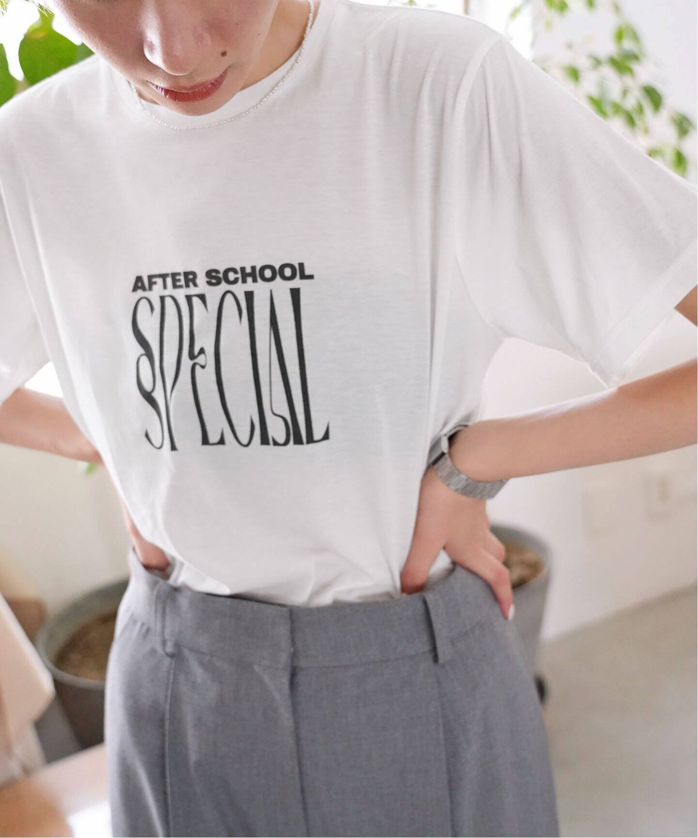 SLOBE citron. AFTER SCHOOL TEE