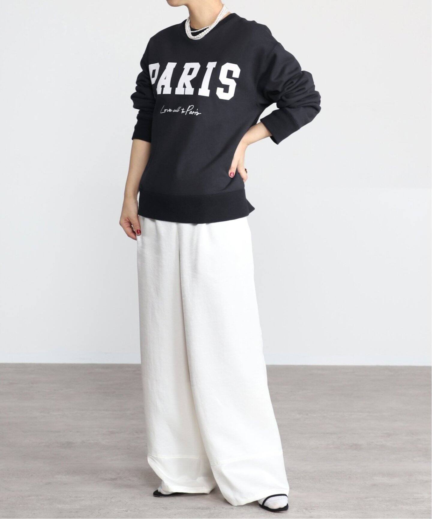 追加》PARIS ロゴスエット（スウェット）｜VERMEIL par iena  
