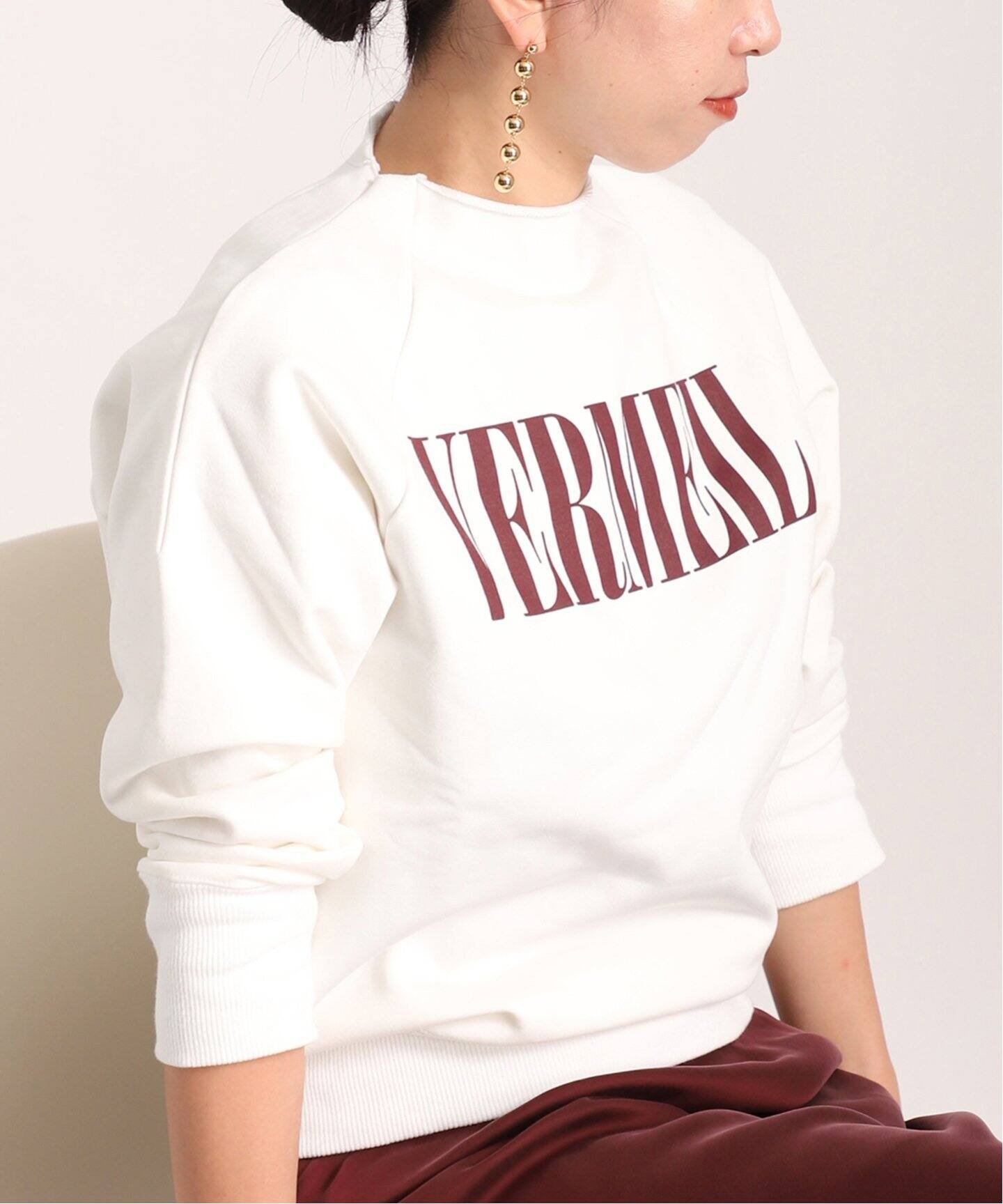 リメイク風VERMEIL ロゴスウェット（スウェット）｜VERMEIL par iena 