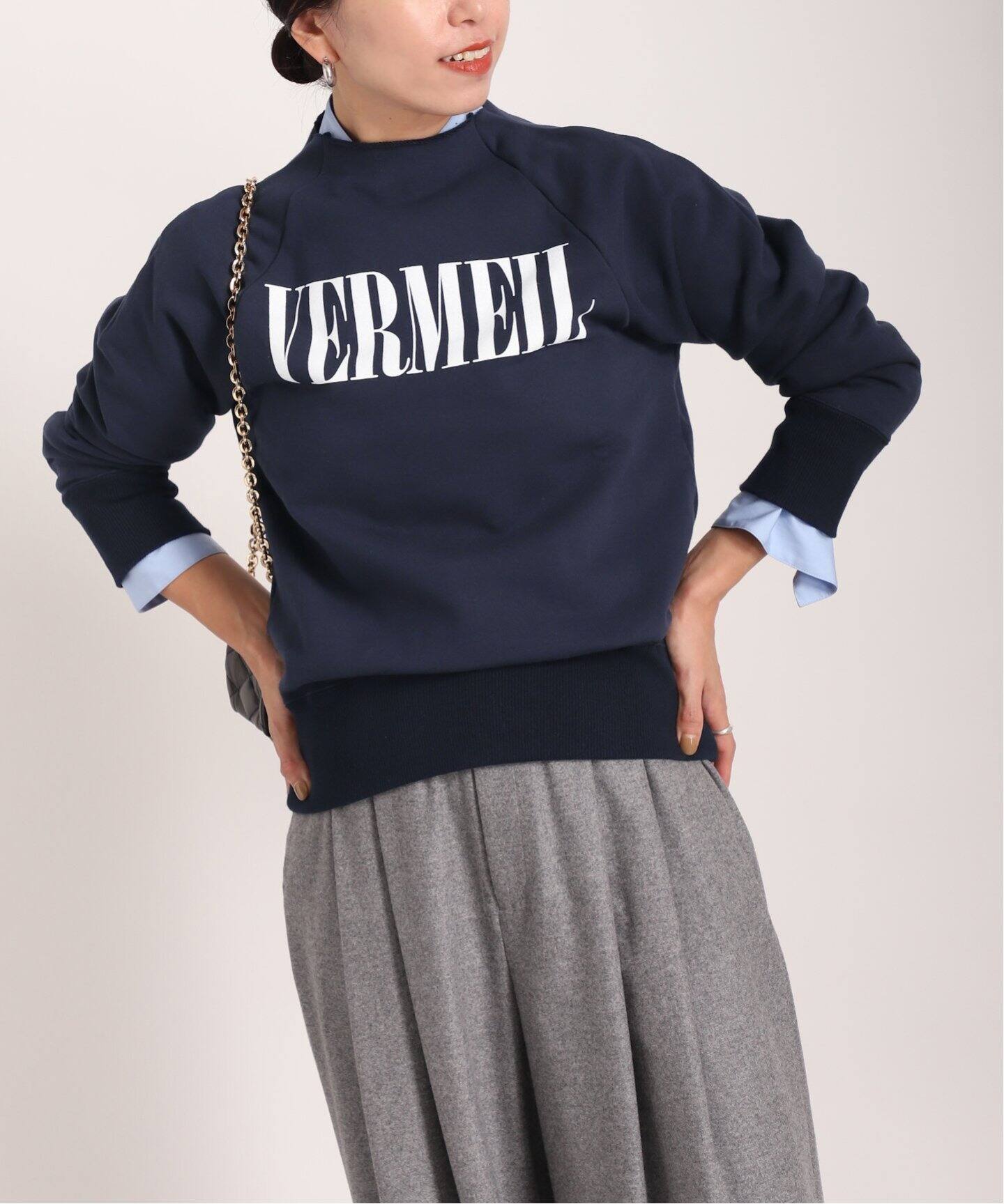 リメイク風VERMEIL ロゴスウェット（スウェット）｜VERMEIL par iena  