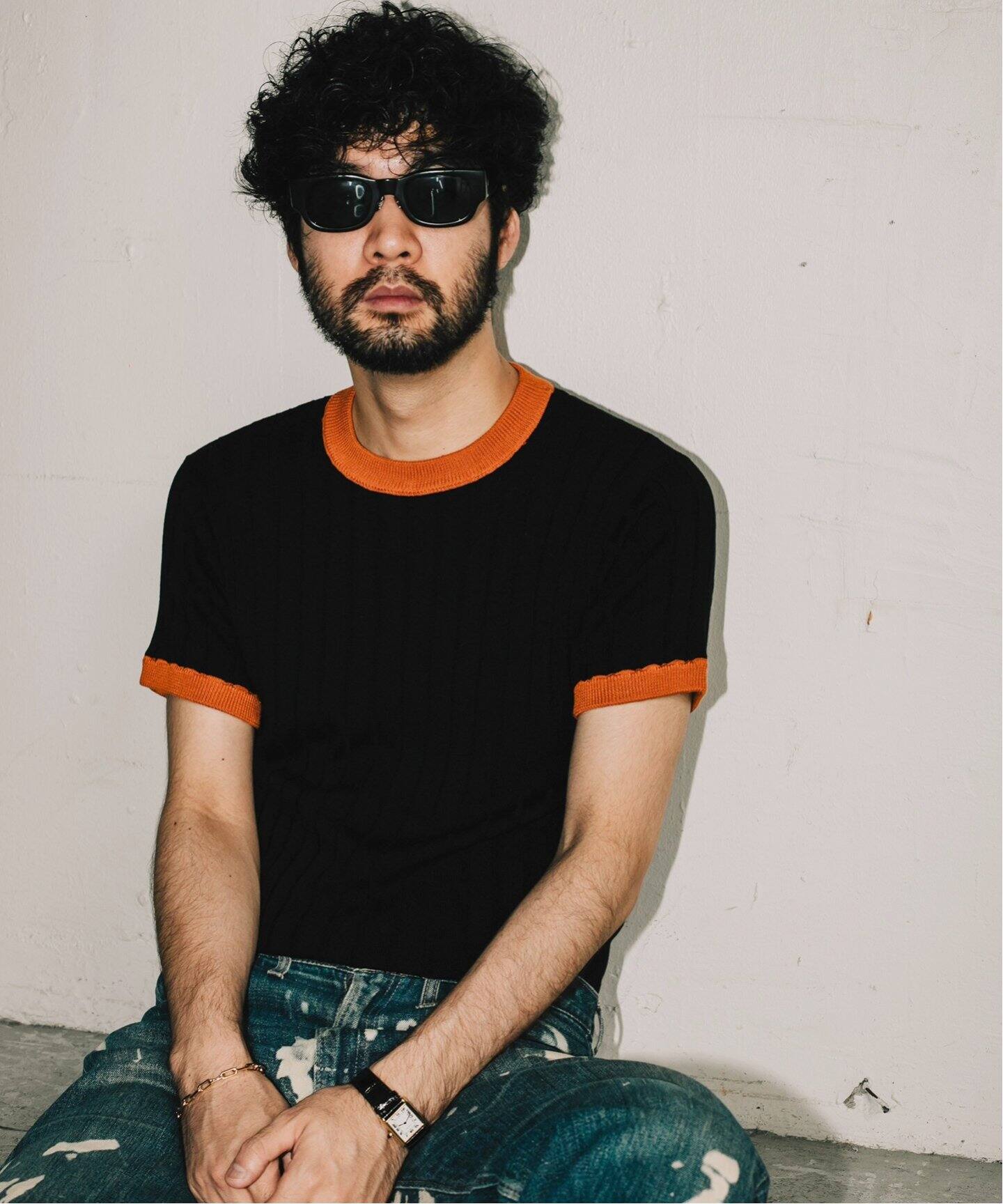 UNE HEURES/ウ ヘフ】EX S/S RINGER（Tシャツ／カットソー）｜L 