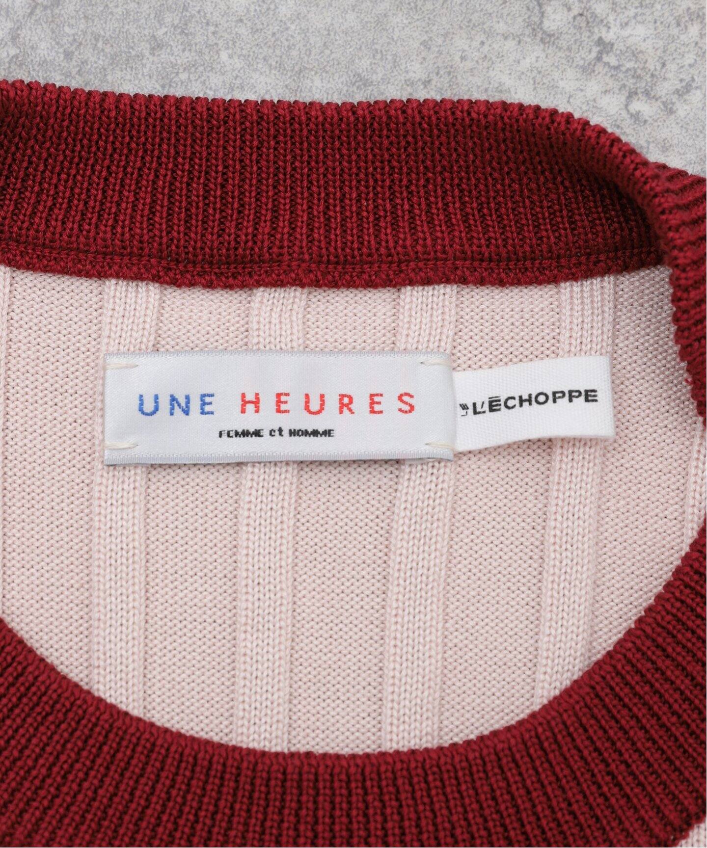 UNE HEURES/ウ ヘフ】EX S/S RINGER（Tシャツ／カットソー）｜L 