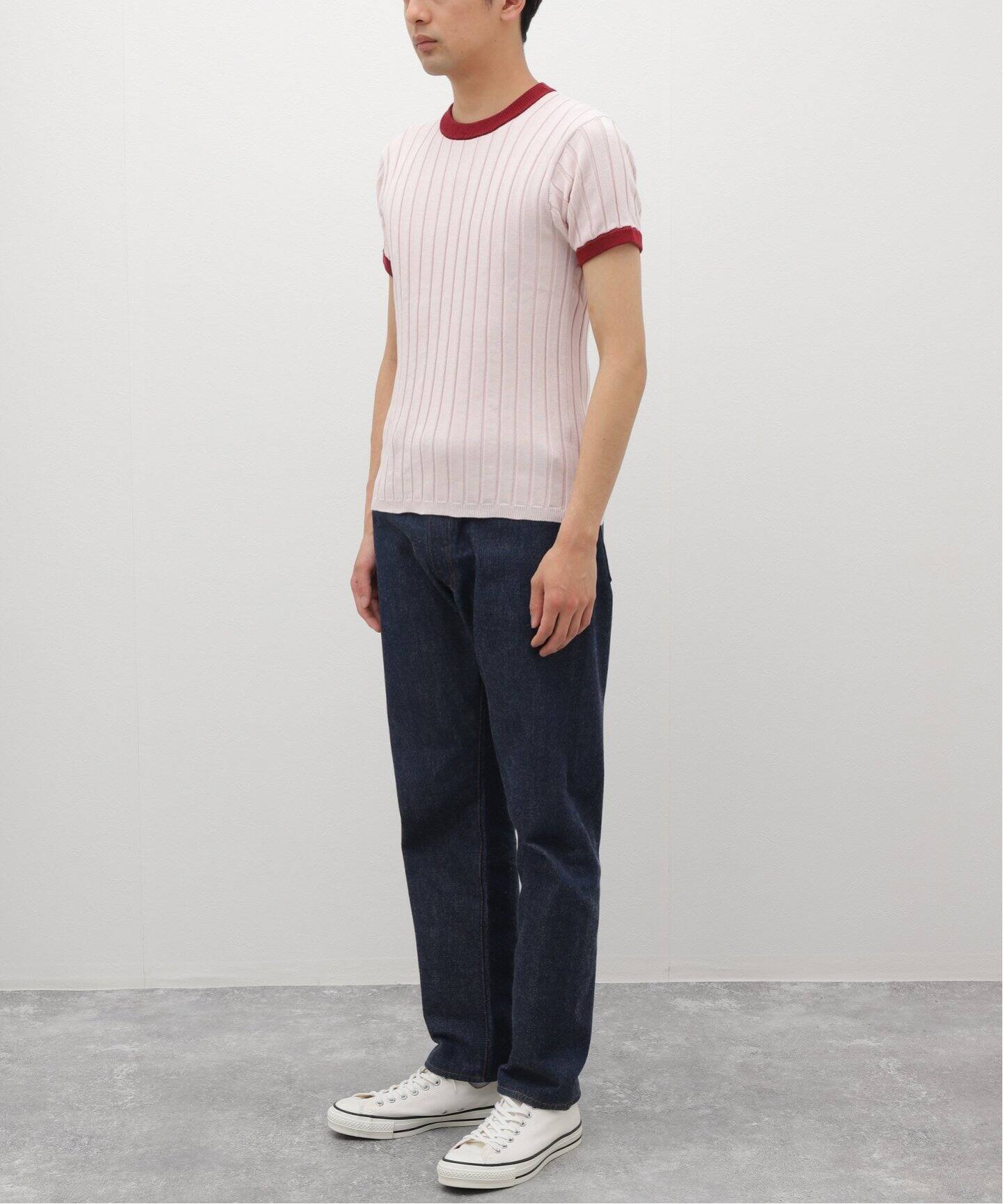 UNE HEURES/ウ ヘフ】EX S/S RINGER（Tシャツ／カットソー）｜L 