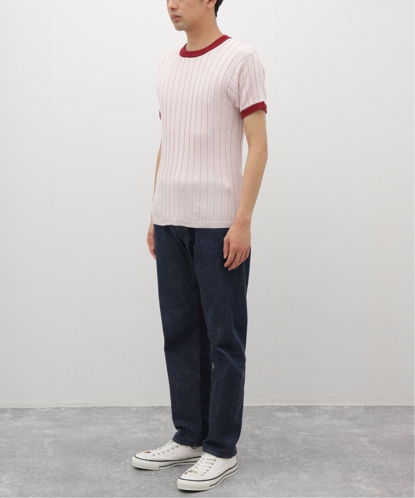 UNE HEURES/ウ ヘフ】EX S/S RINGER（Tシャツ／カットソー）｜L 