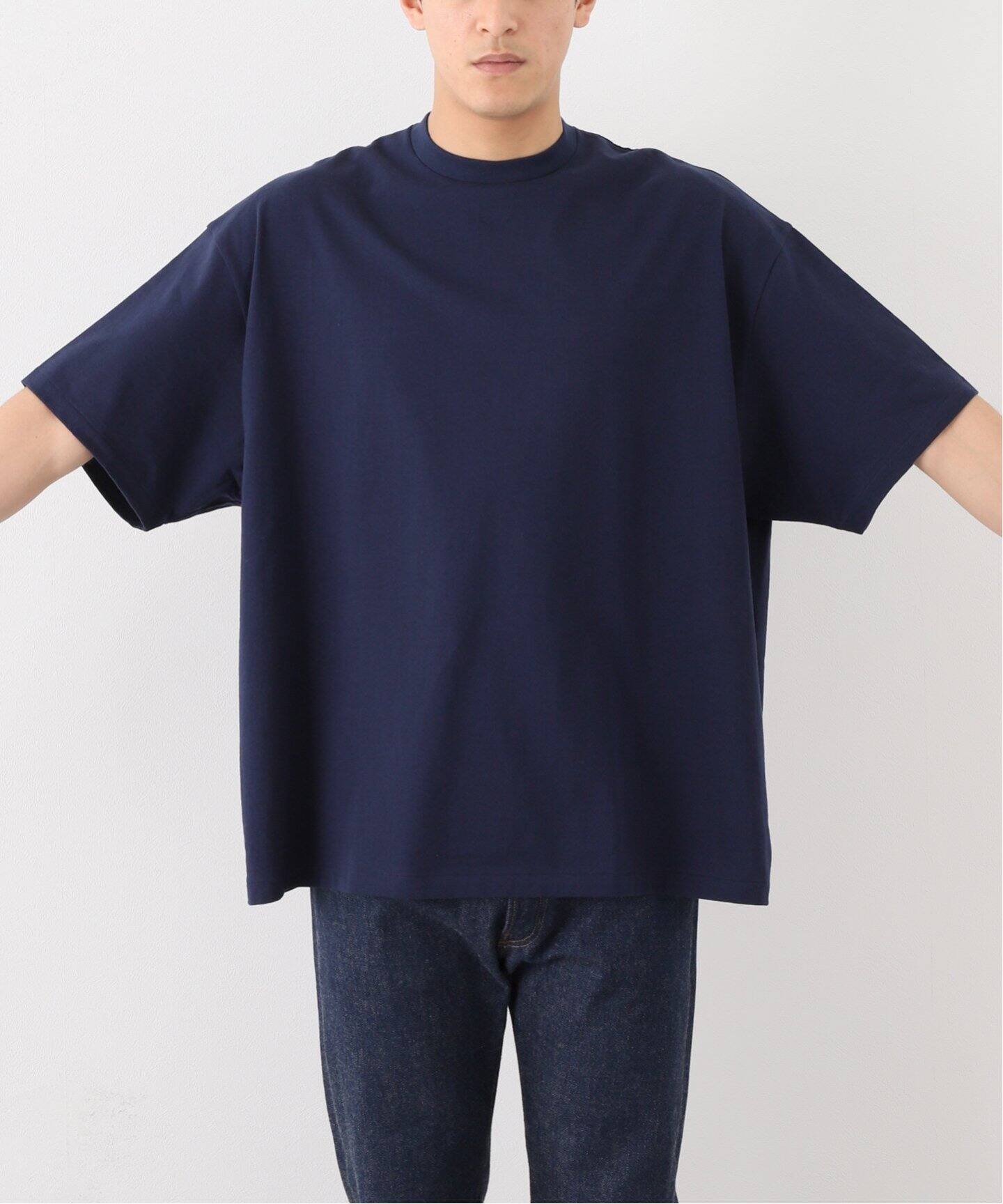 LE / エルイー】Ex-WIDE T-shirts C/N（Tシャツ／カットソー）｜L 