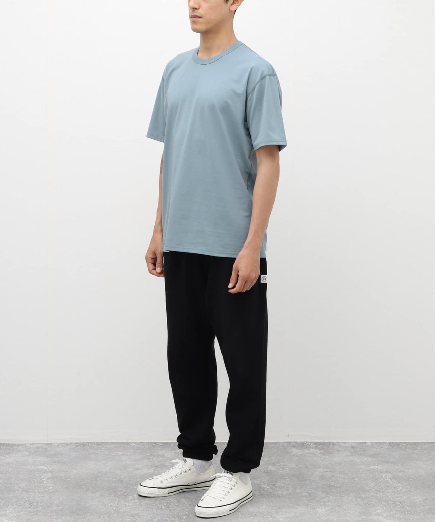 在庫限り☆ Reigning Champ ポケット付き Tシャツ グレー♪ COPPER JERSEY RELAXED T-SHIRT(Tシャツ/カットソー