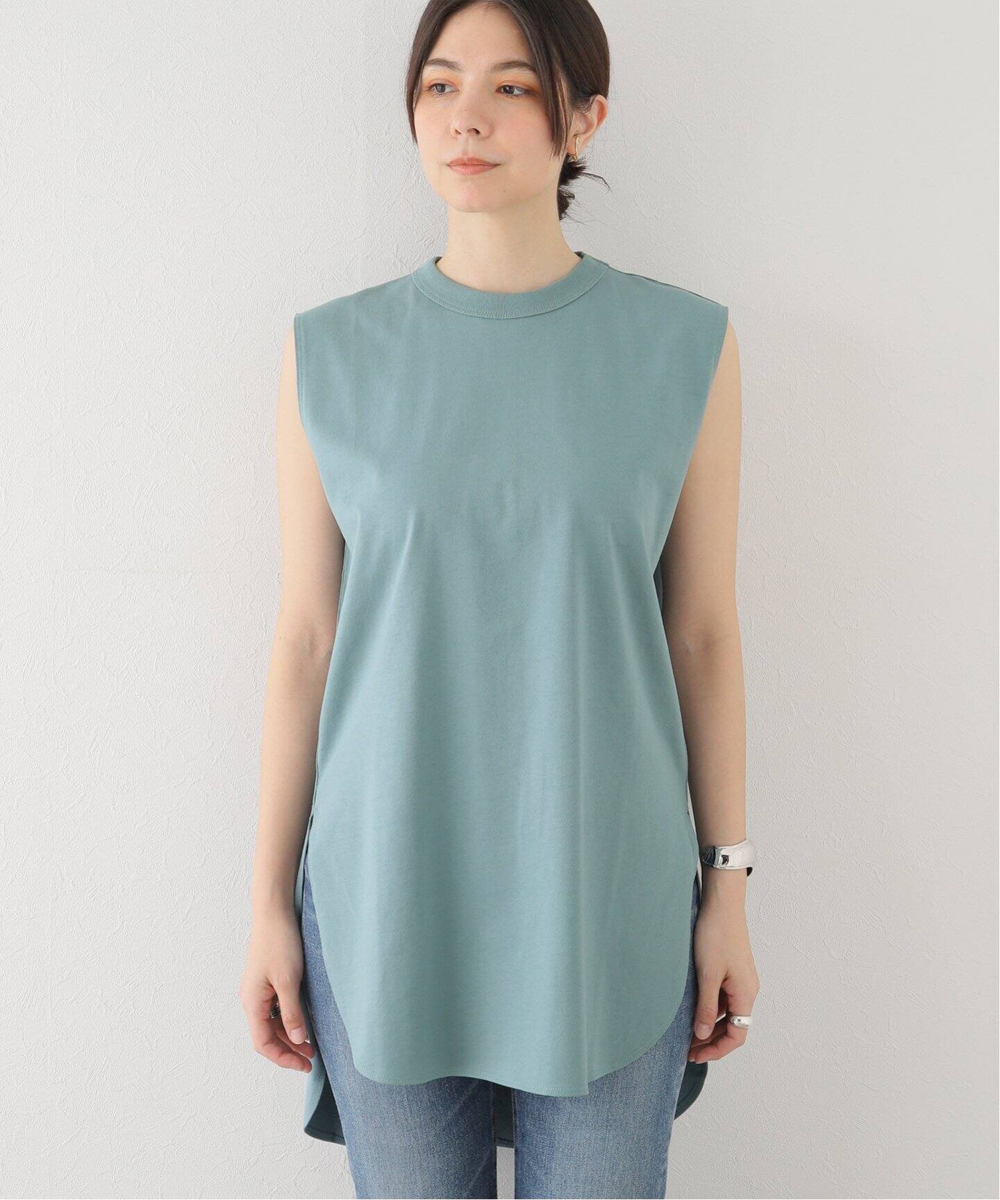 ATON / エイトン】SUPIMA AIR 12/- ROUND HEM TANK TOP（タンクトップ 