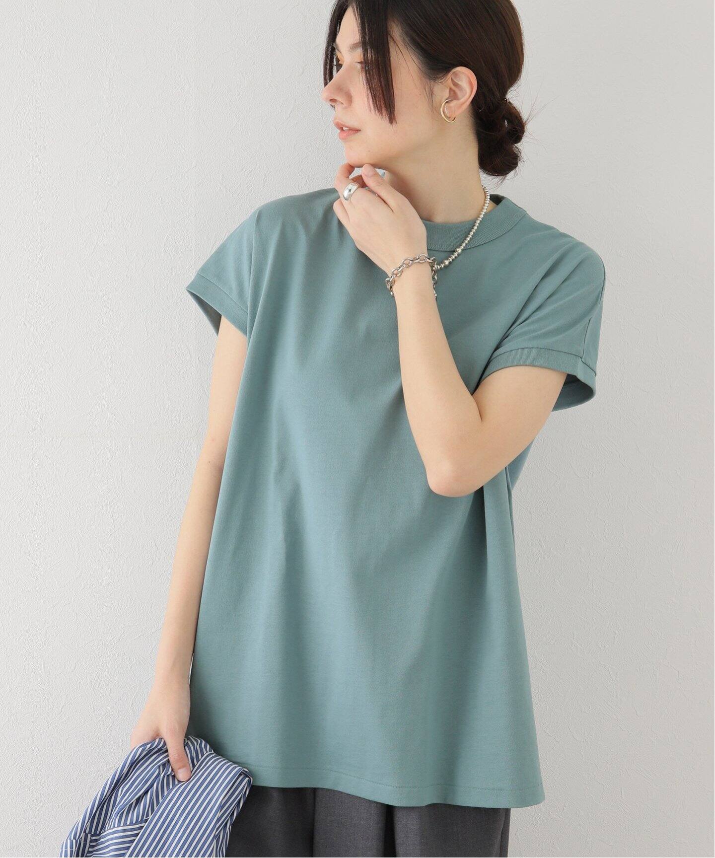 ATON / エイトン】SUPIMA AIR 12/- OVERSIZED TANK TOP（タンクトップ 