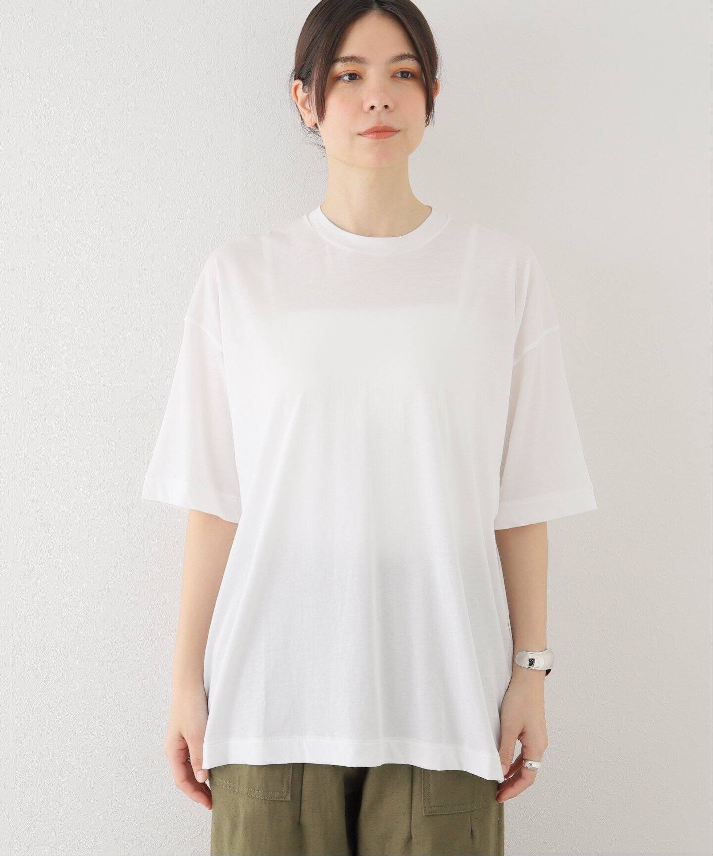 ATON / エイトン】60/FRESCA OVERSIZED T-SHIRT（Tシャツ／カットソー 