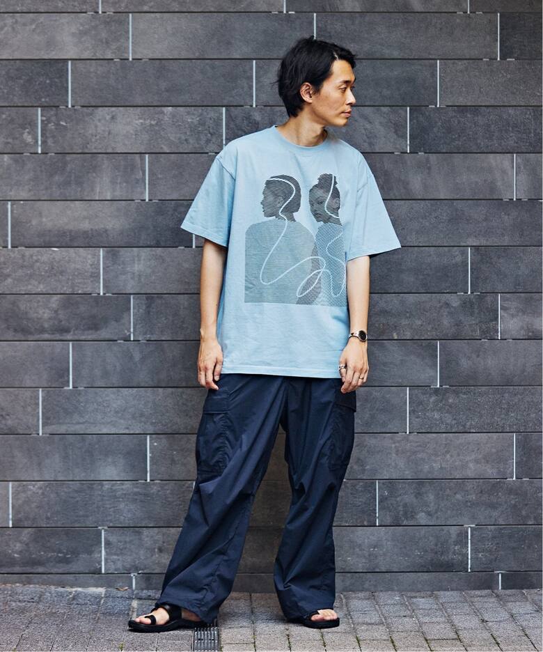 AICON × EDIFICE】グラフィックプリント Tシャツ（Tシャツ／カットソー 