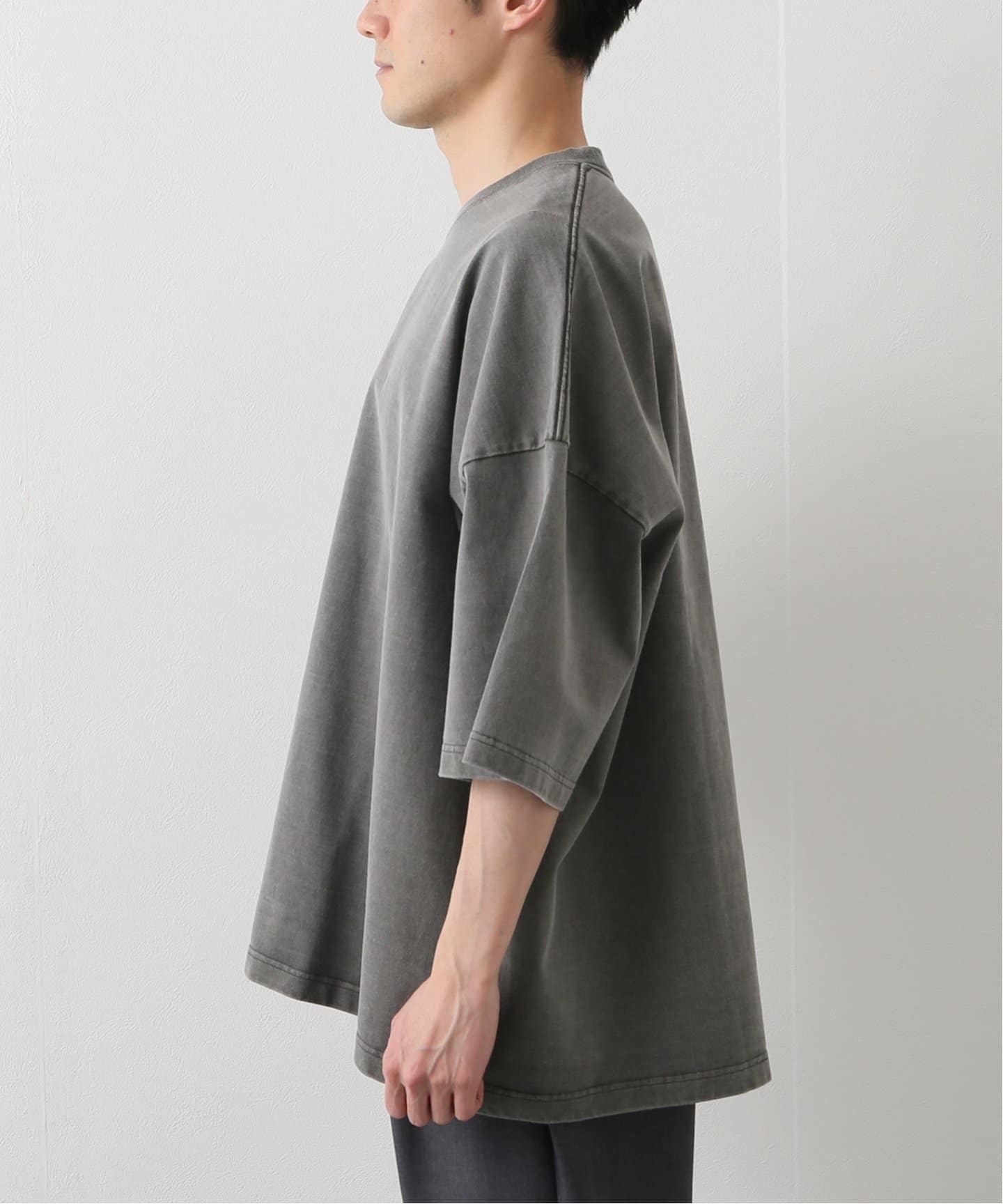 Tシャツ・カットソー No.1310 BASE pigment half T SEVEN BY SEVEN / セブンバイセブン】Pigment dyed HEAVY WEIGHT