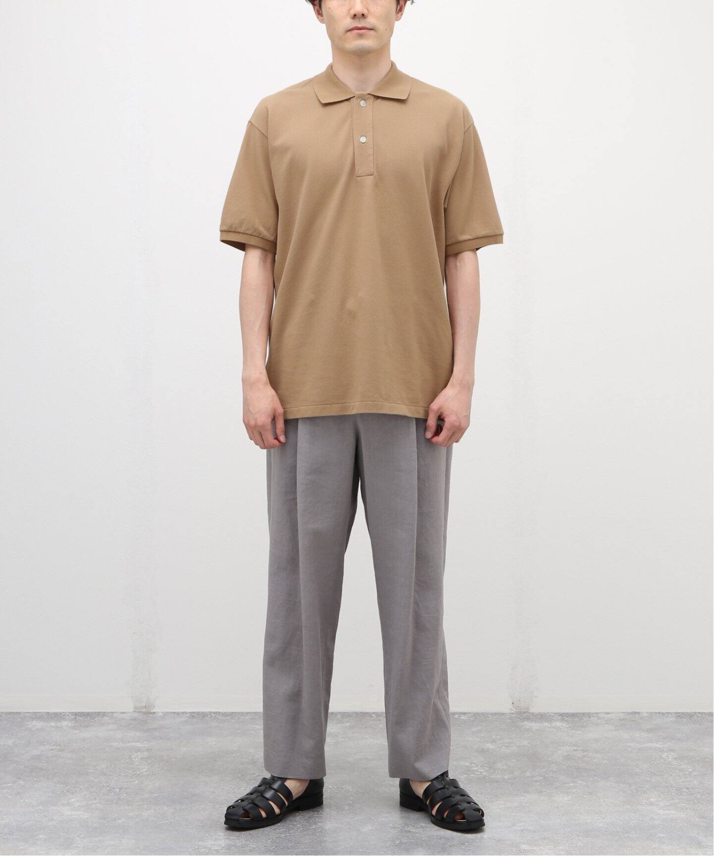 AURALEE / オーラリー】SUPER FINE COTTON PIQUE BIG POLO SHIRT 