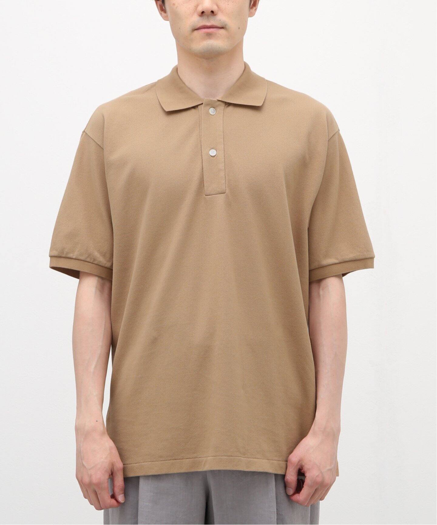 AURALEE / オーラリー】SUPER FINE COTTON PIQUE BIG POLO SHIRT 