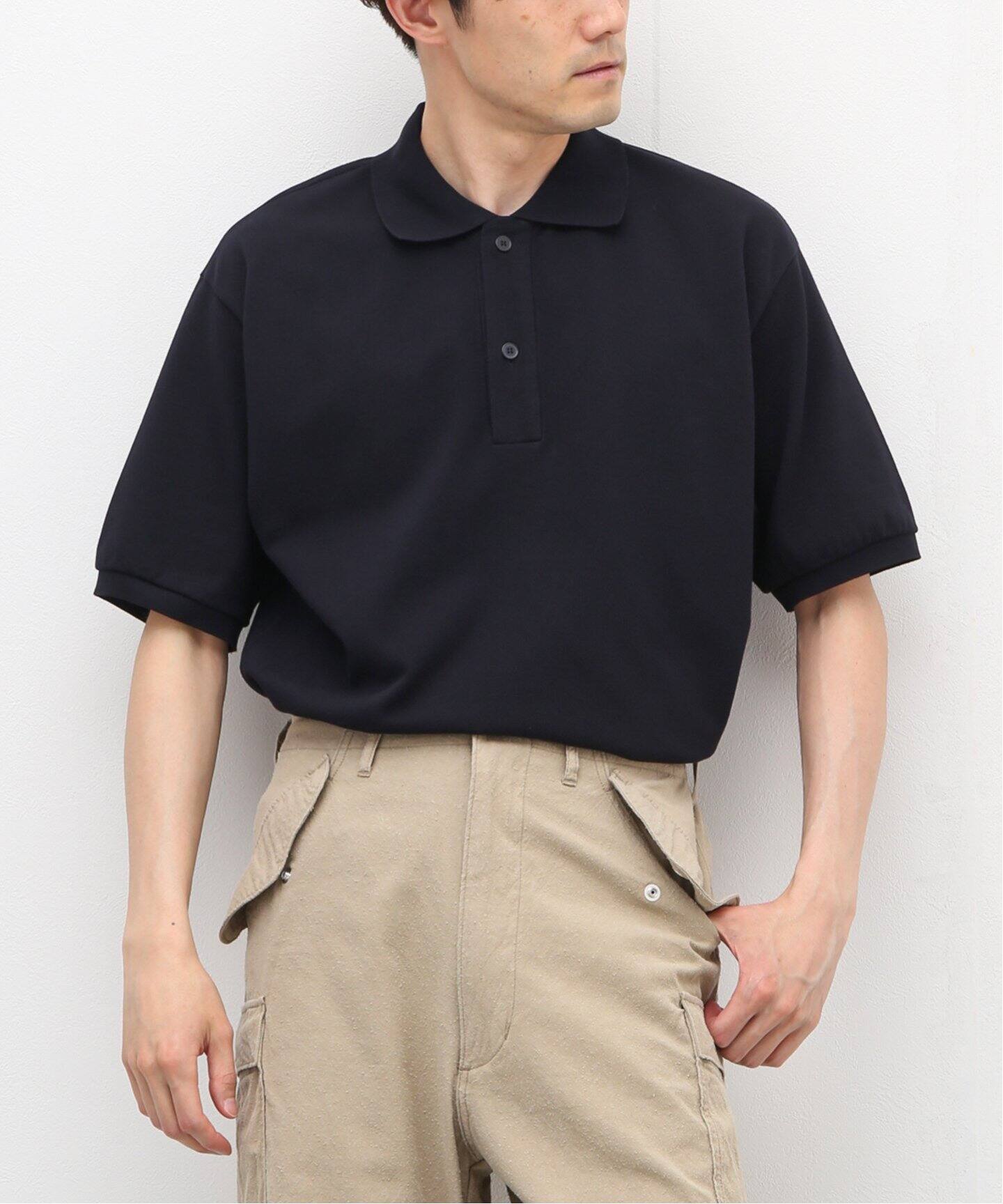 AURALEE / オーラリー】SUPER FINE COTTON PIQUE BIG POLO SHIRT 