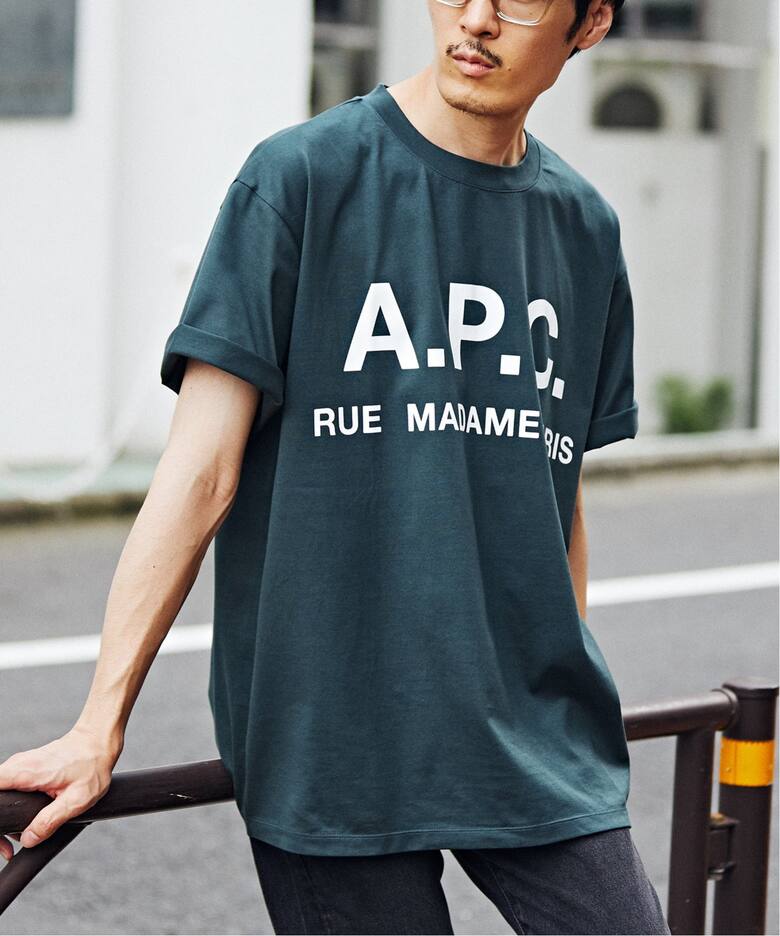 再入荷》【A.P.C. / アーペーセー】別注 オーバーサイズ ロゴプリント  