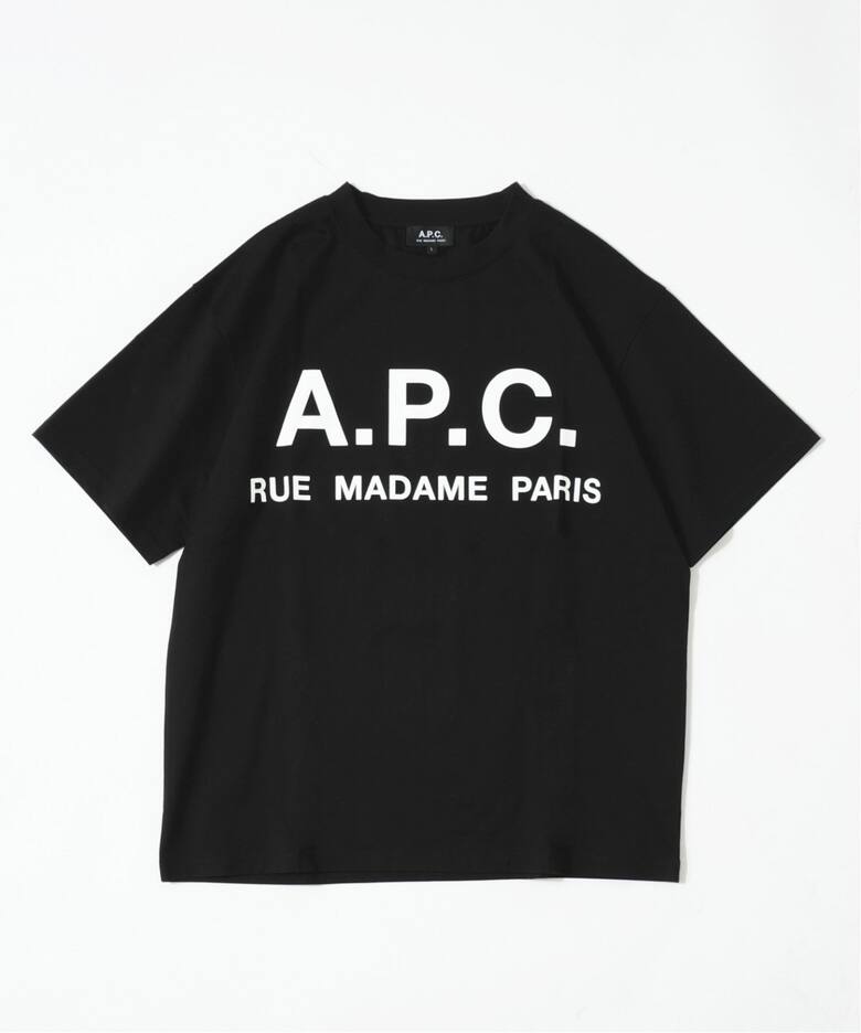 再入荷》【A.P.C. / アーペーセー】別注 オーバーサイズ ロゴプリント 