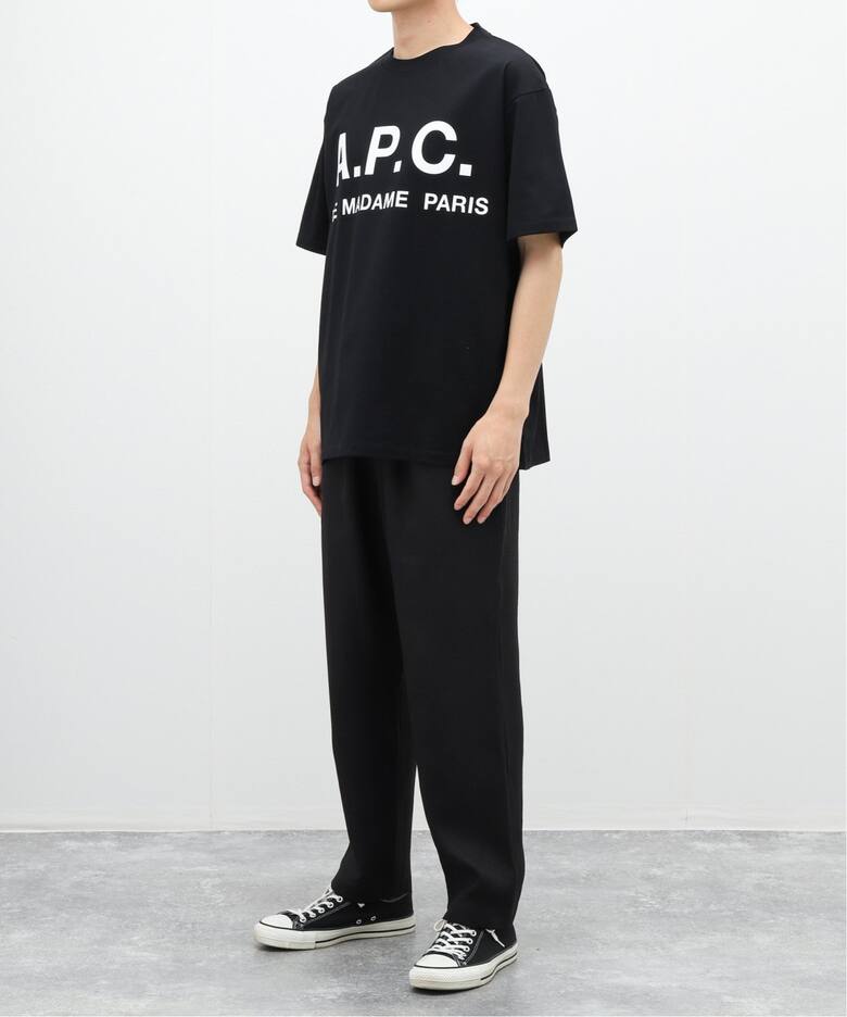 再入荷》【A.P.C. / アーペーセー】別注 オーバーサイズ ロゴプリント  