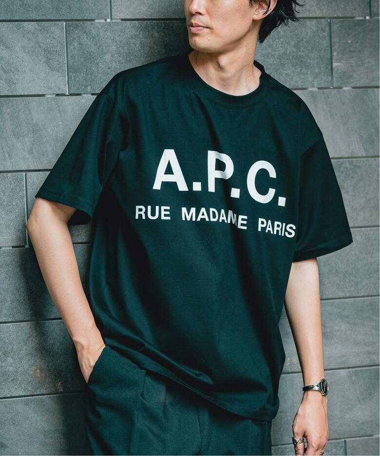 再入荷》【A.P.C. / アーペーセー】別注 オーバーサイズ ロゴプリント  
