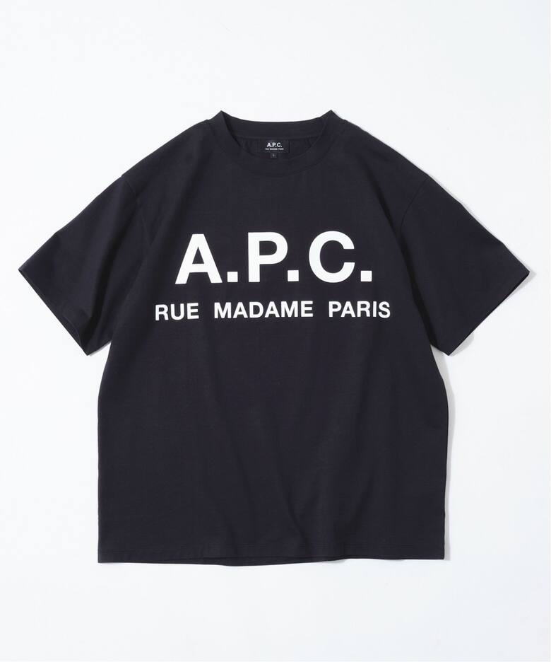 再入荷》【A.P.C. / アーペーセー】別注 オーバーサイズ ロゴプリント 