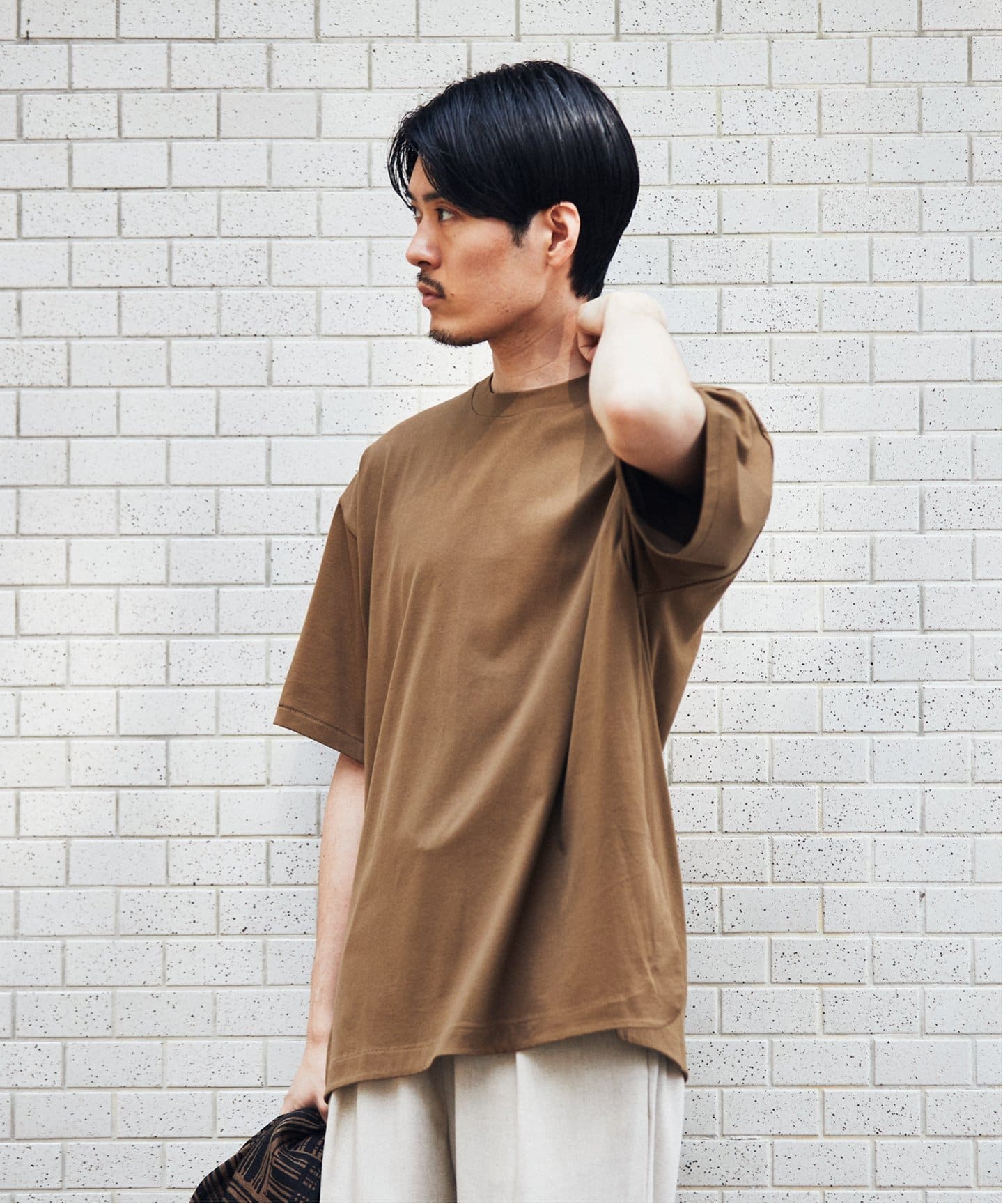 ATON / エイトン】別注 SUVIN60/2 SEMI ROUND-HEM Tシャツ（T