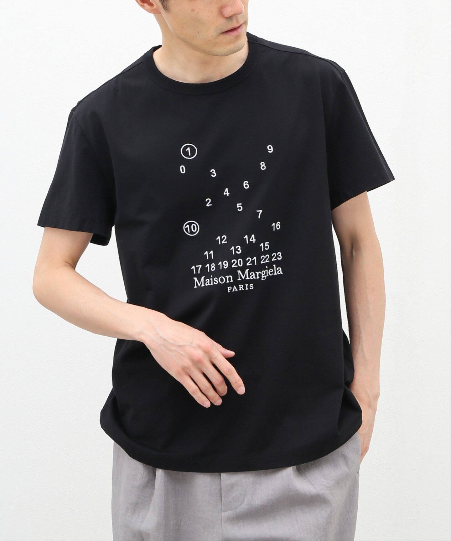 MAISON MARGIELA / メゾン マルジェラ】Bubble emb logo Tee（Tシャツ 