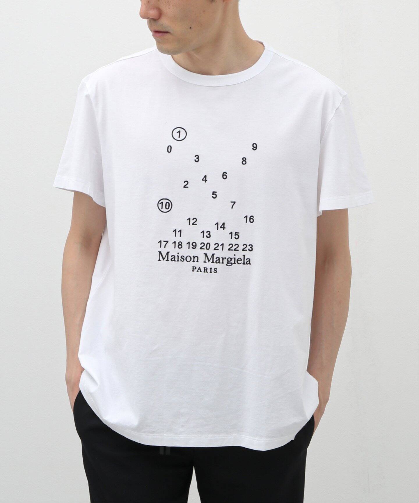 MAISON MARGIELA / メゾン マルジェラ】Bubble emb logo Tee（Tシャツ  