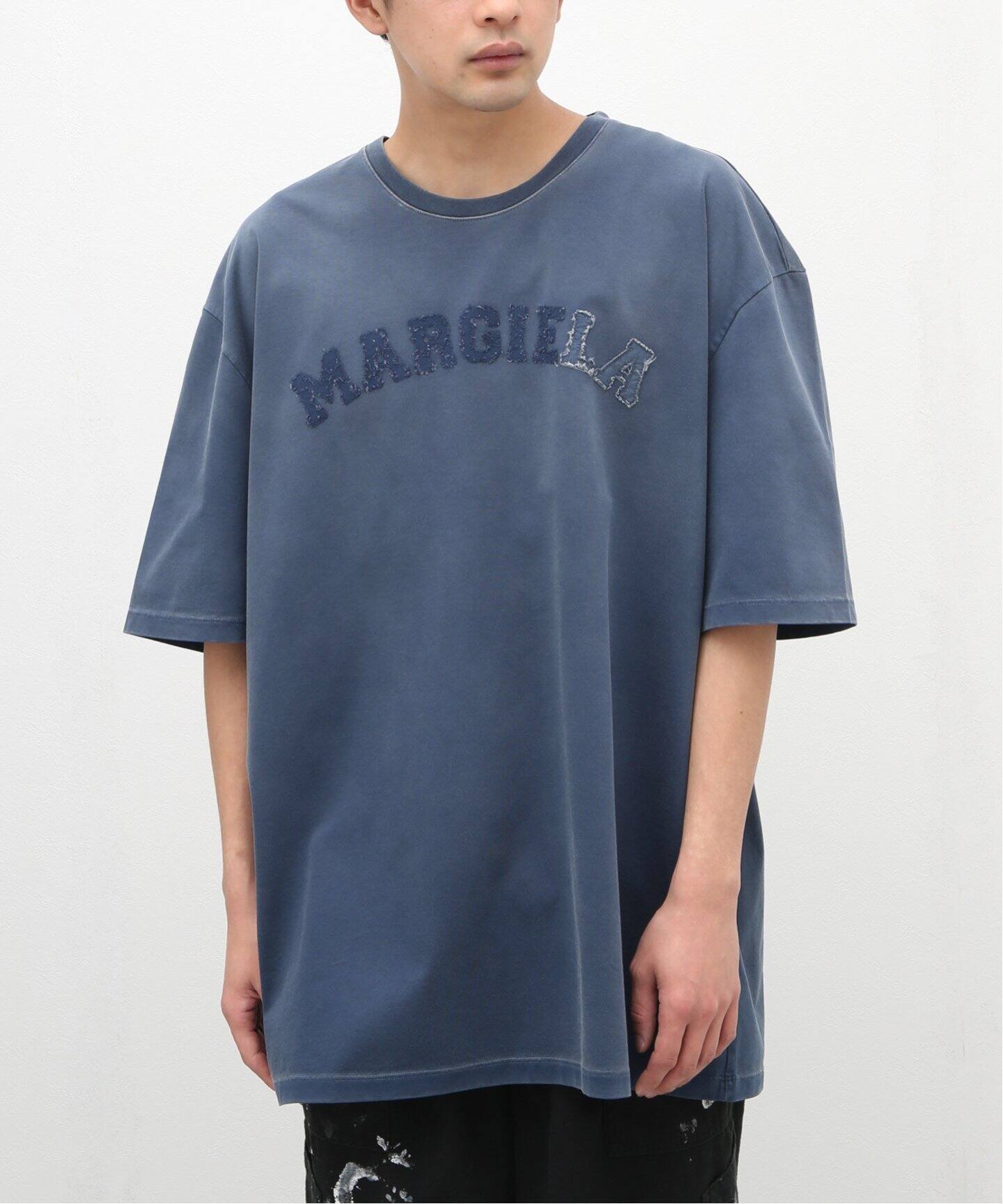 正規 Maison Margiela メゾン マルジェラ 見入っ ロゴ Tシャツ 