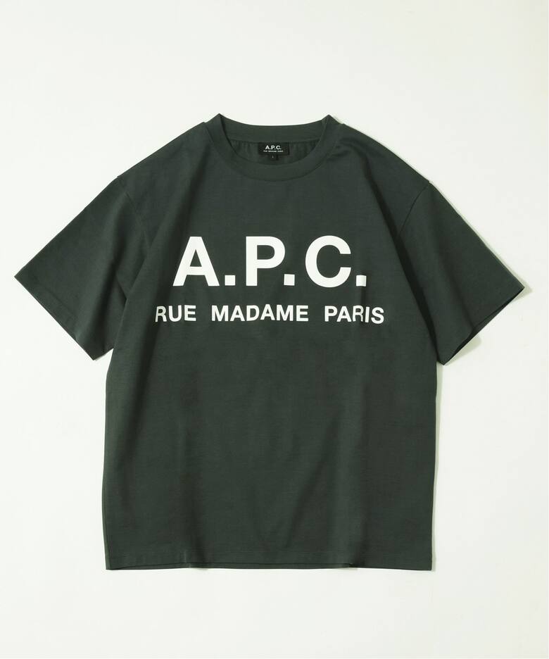 再入荷》【A.P.C. / アーペーセー】別注 オーバーサイズ ロゴプリント  