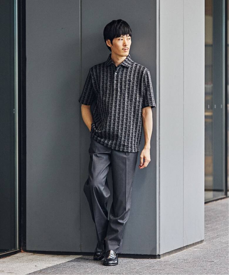 LACOSTE / ラコステ】別注 モノグラムジャカード ポロシャツ 