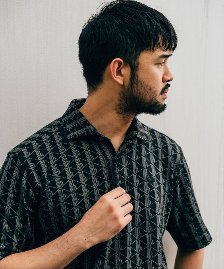 LACOSTE / ラコステ】別注 モノグラムジャカード ポロシャツ 