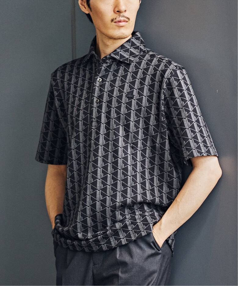 LACOSTE / ラコステ】別注 モノグラムジャカード ポロシャツ 