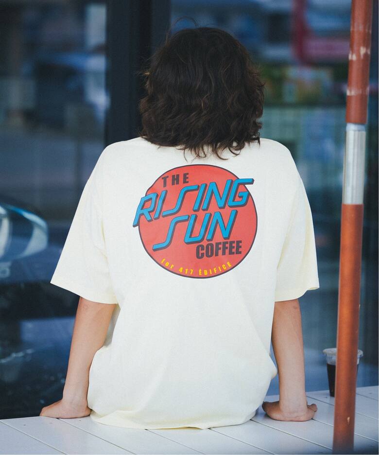 The RisingSun Coffee/ライジングサンコーヒー】別注 プリント Tシャツ 