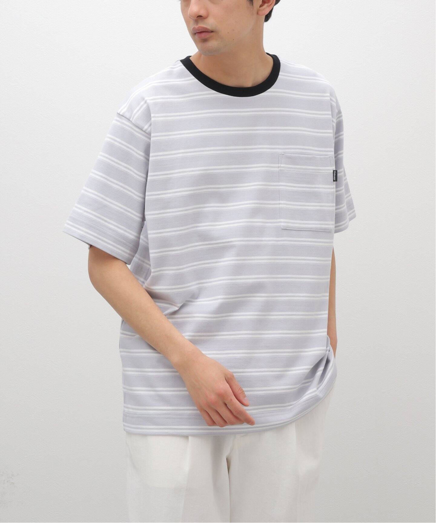 CABARET POVAL / キャバレーポバール】 Villa Stripe Top（Tシャツ 