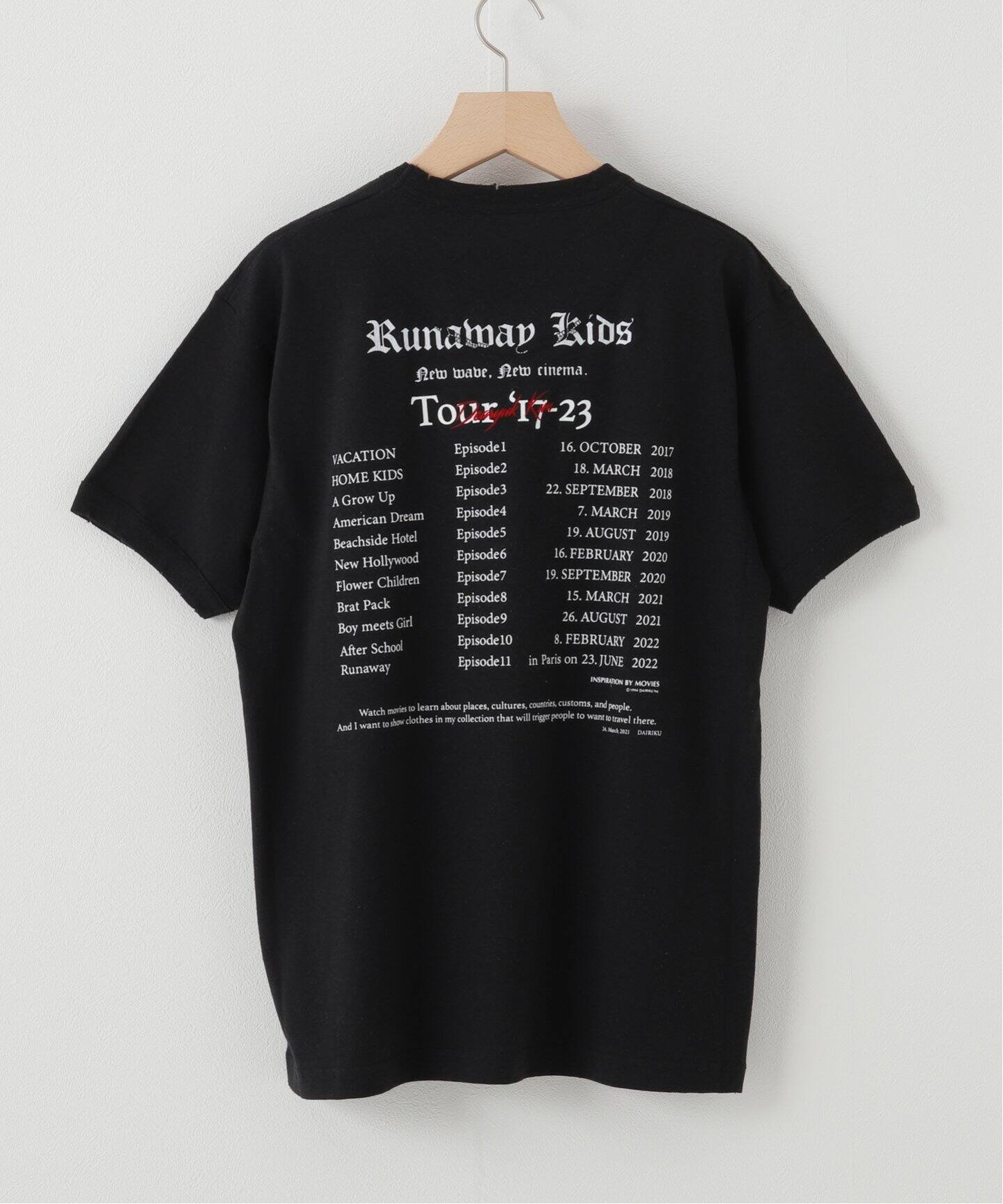 DAIRIKU / ダイリク】New Trim Tee（Tシャツ／カットソー 