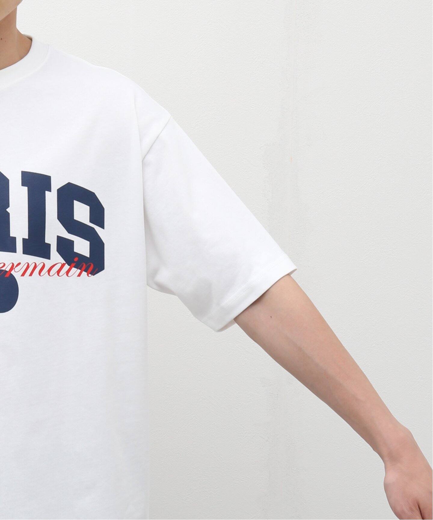 Paris Saint-Germain】バーシティロゴプリント Tシャツ（Tシャツ