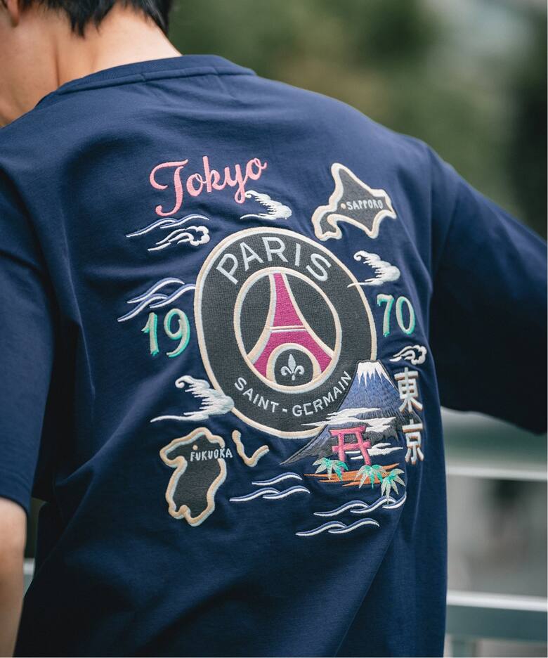 Paris Saint-Germain】TOKYO刺しゅう Tシャツ（Tシャツ／カットソー  