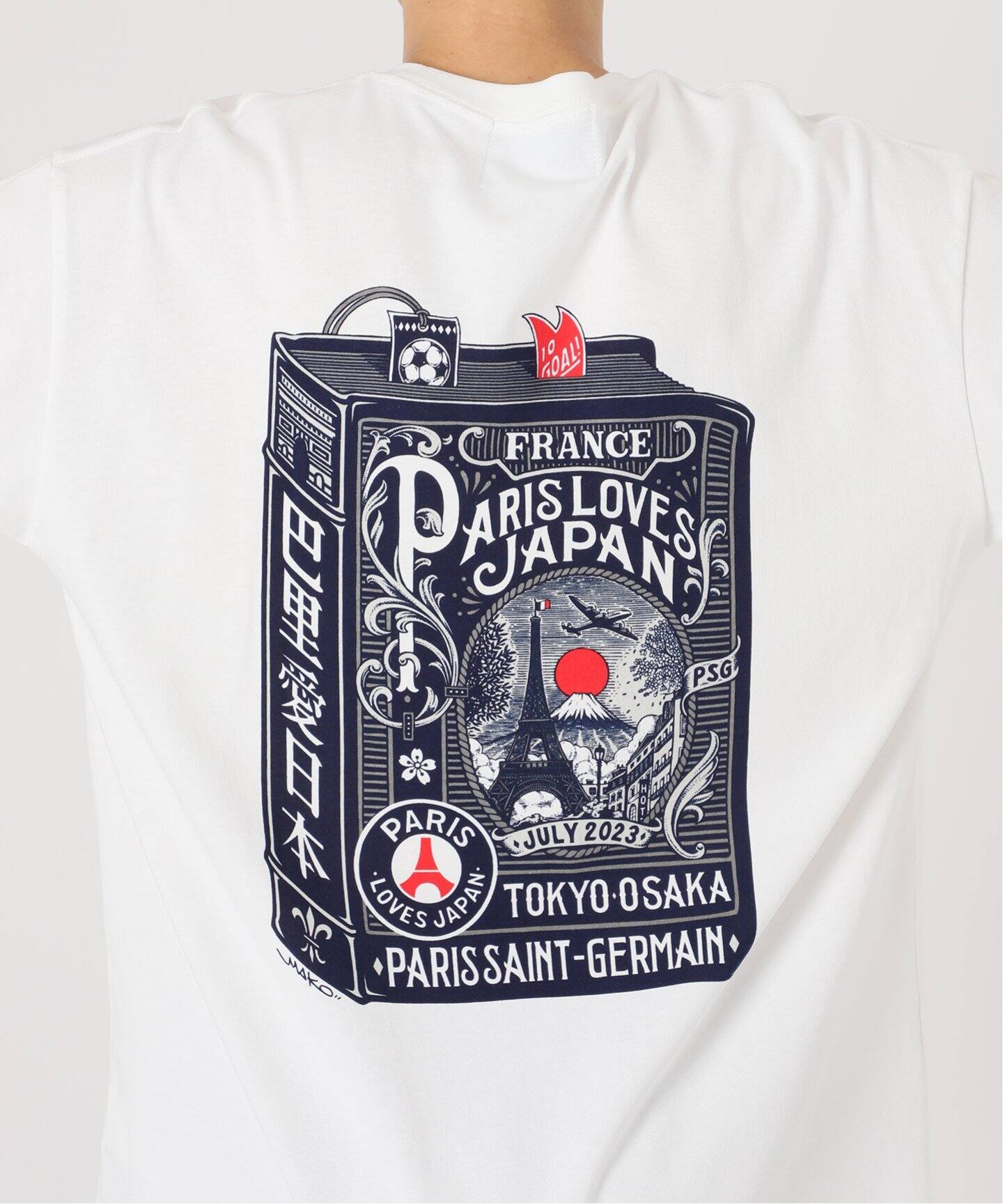 Paris Saint-Germain×Makoto Yamaki】PLJ プリント Tシャツ（Tシャツ  