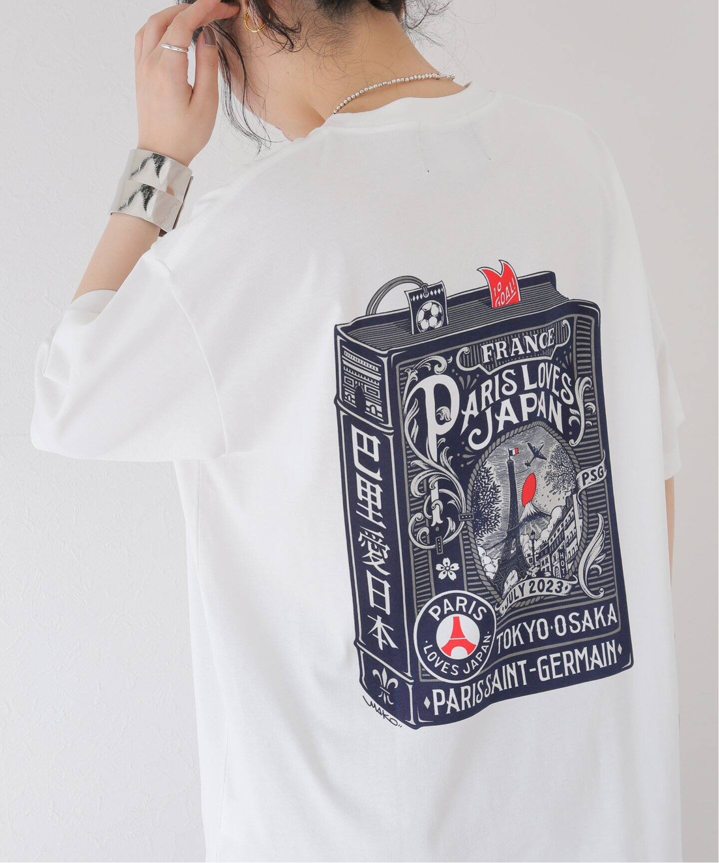 Paris Saint-Germain×Makoto Yamaki】PLJ プリント Tシャツ（Tシャツ  