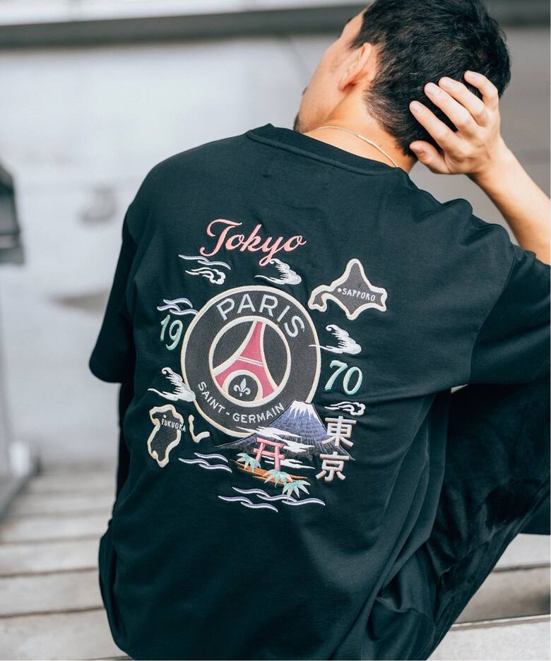 Paris Saint-Germain】TOKYO刺しゅう Tシャツ（Tシャツ／カットソー 