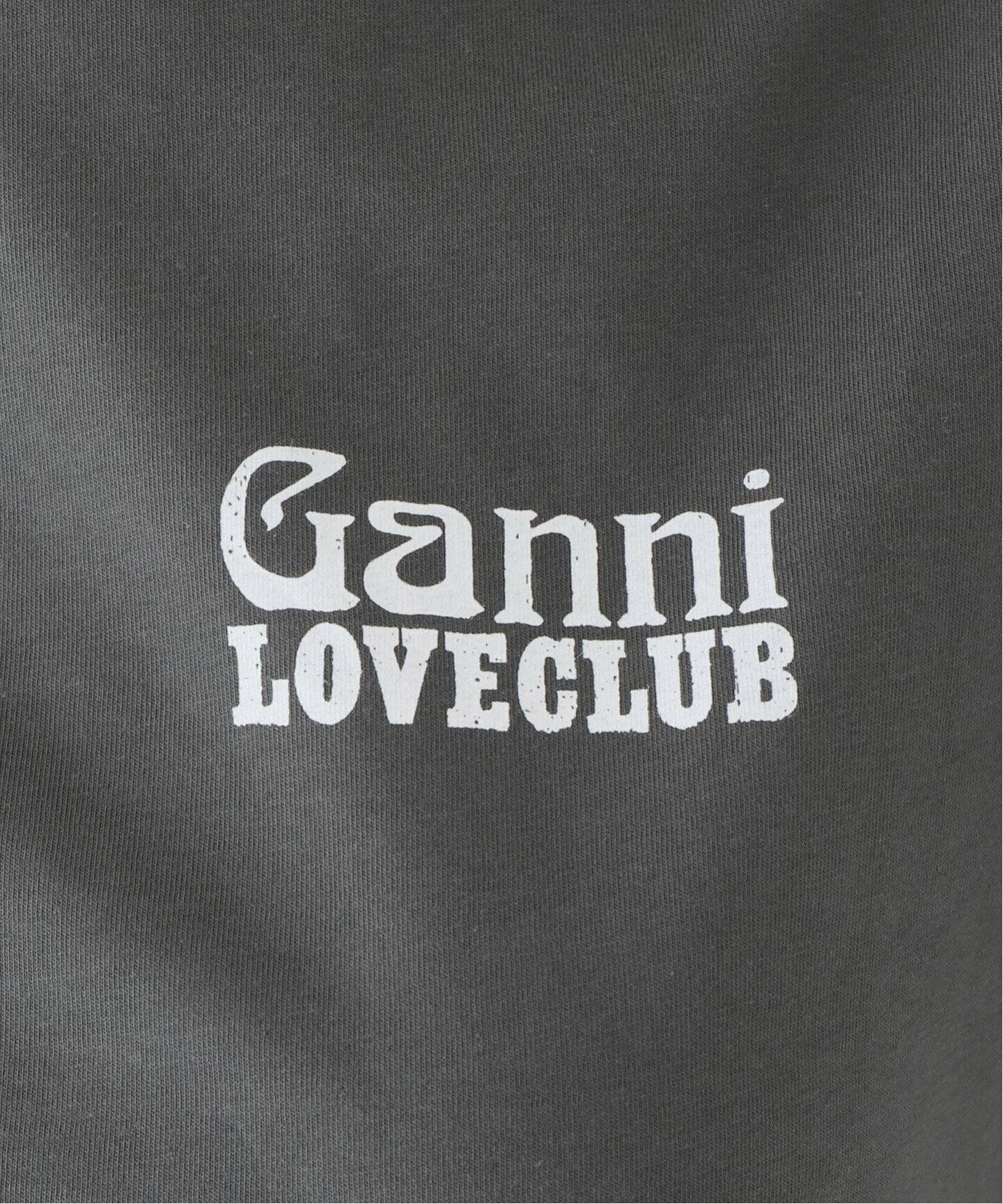 GANNI / ガニー】Basic Jersey Loveclub Relaxed T-sh:Tシャツ（T 