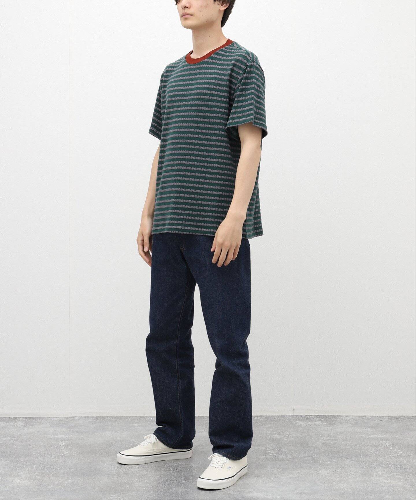 BRAIN DEAD/ブレインデッド】Raised Dot Striped T-shirt：Tシャツ（T 